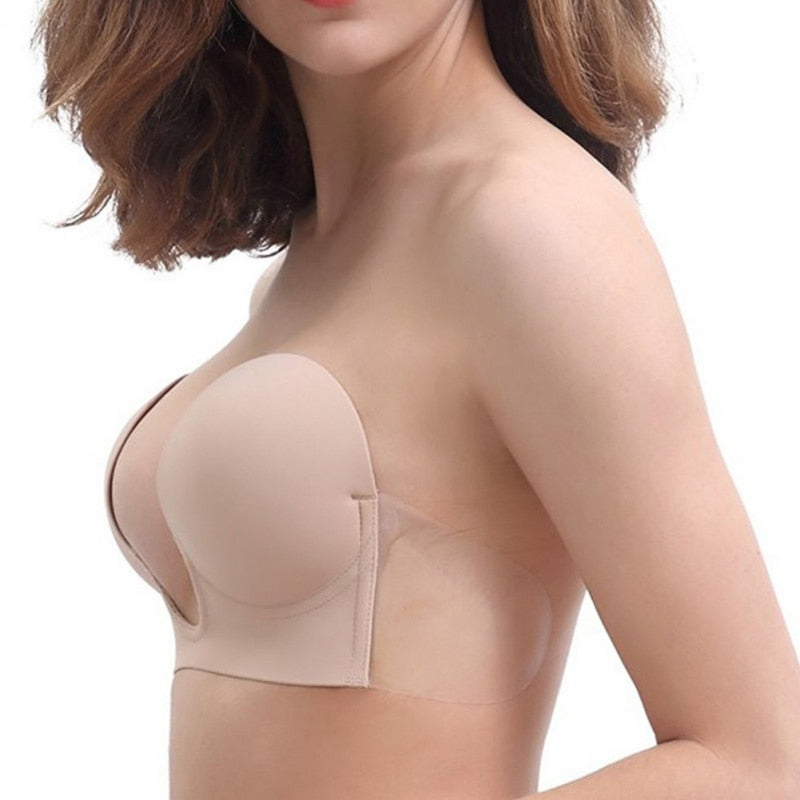 Invisible Backless Adhesive Push Up Bra – EasyLife